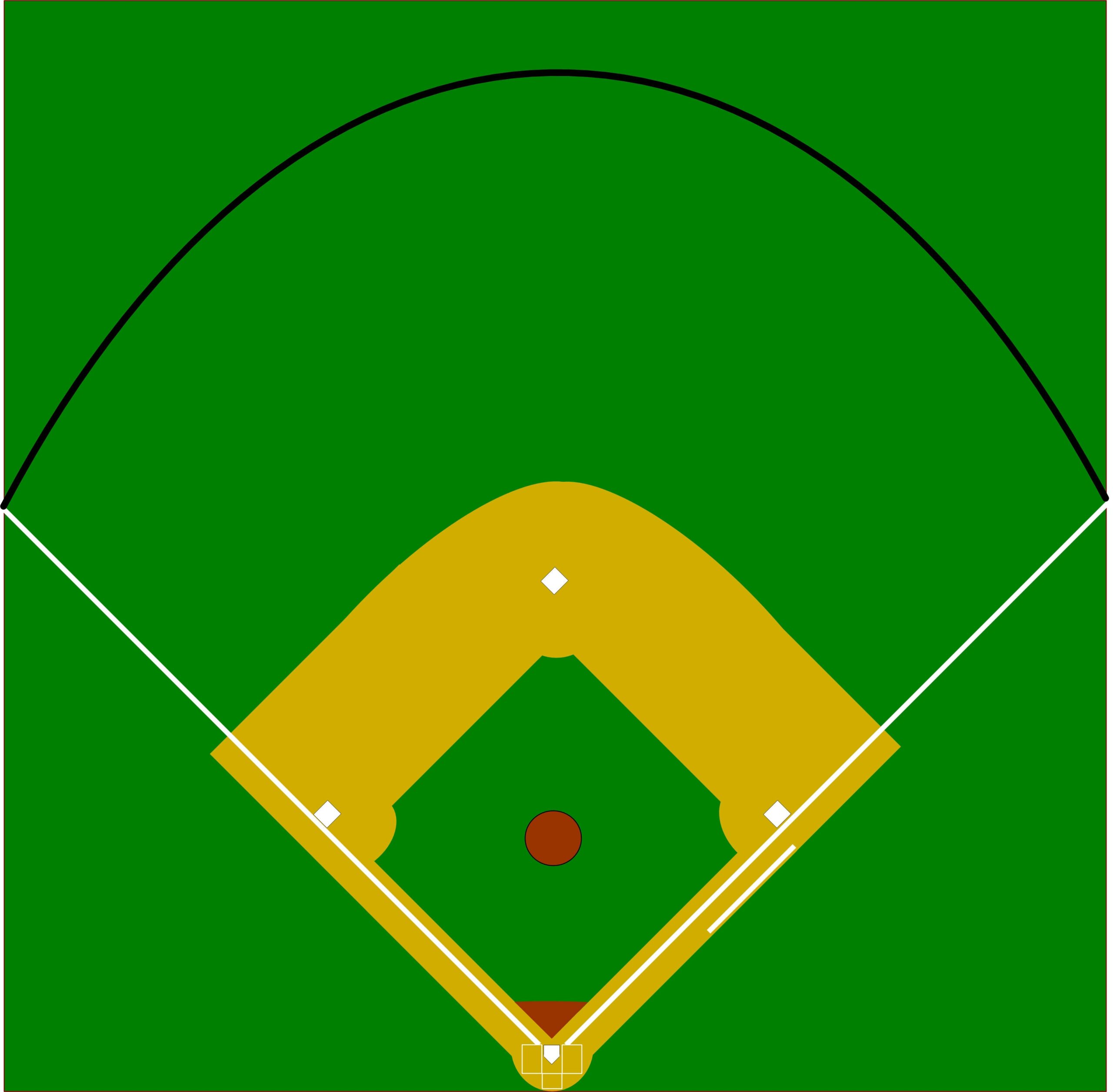 Free Printable Baseball Diamonds ClipArt Best