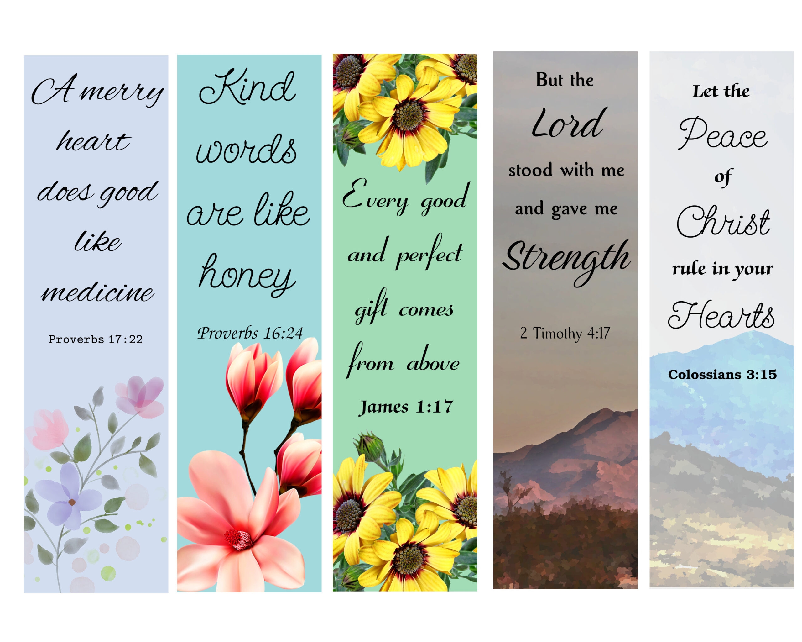 Free Printable Bible Verse Bookmark Printable Eternal Bible