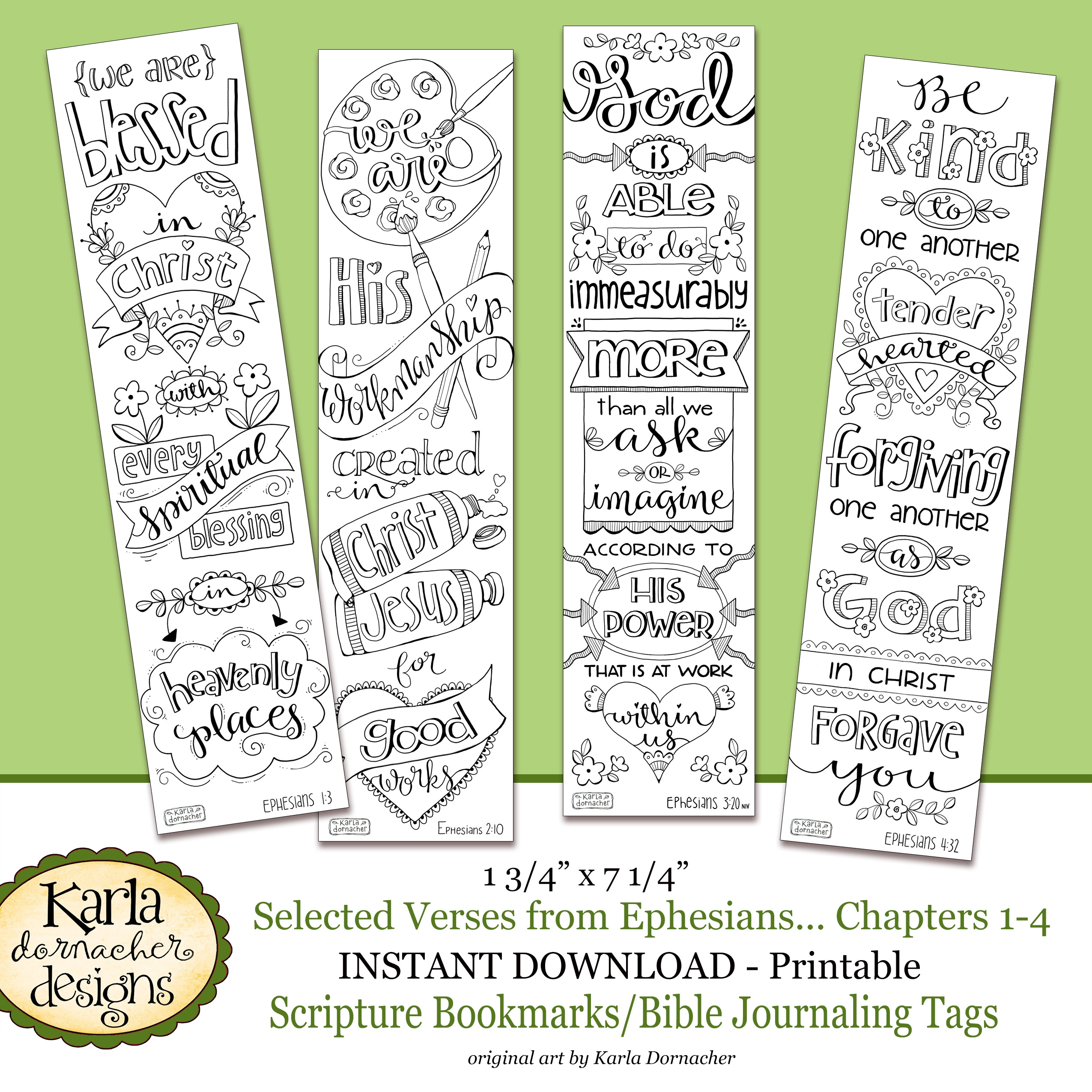 Free Printable Bible Verse Bookmark Printable