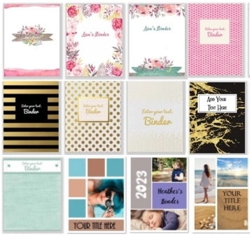Free Printable Binder Cover Templates Create Online Worksheets Library