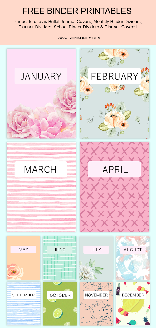 Free Printable Binder Covers Dividers 30 Best Templates For You 