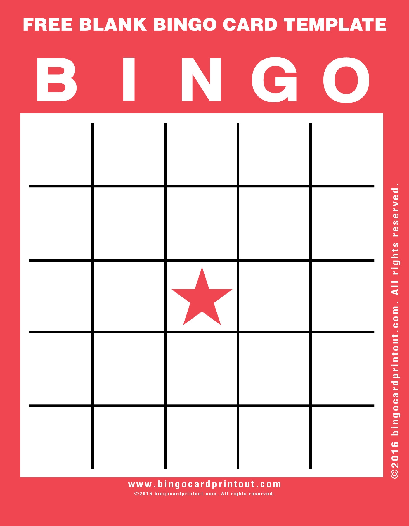printable blank bingo card template