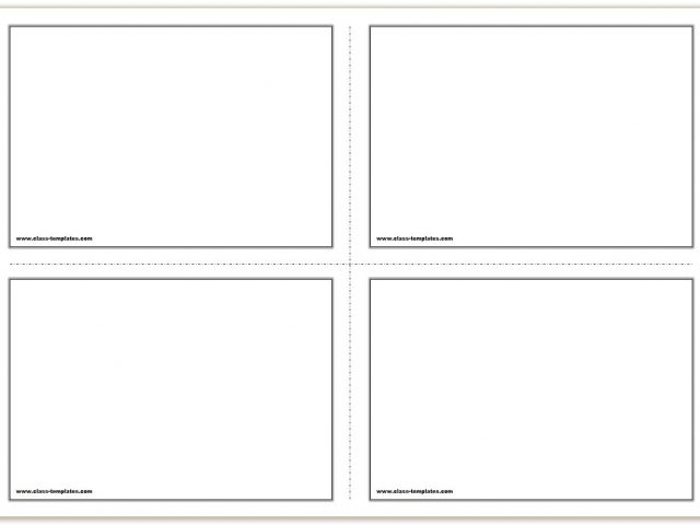 Free Printable Blank Card Template Free Printable Flash Cards Template 