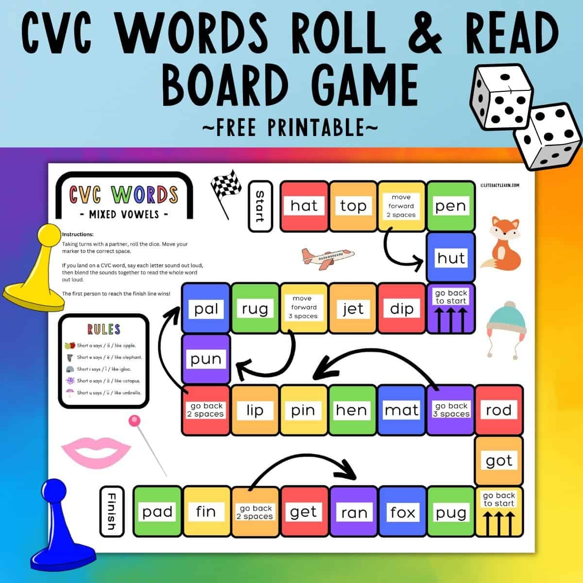 free printable family board games