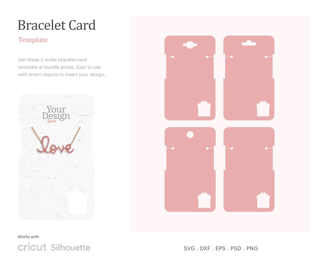 Free Printable Bracelet Card Template