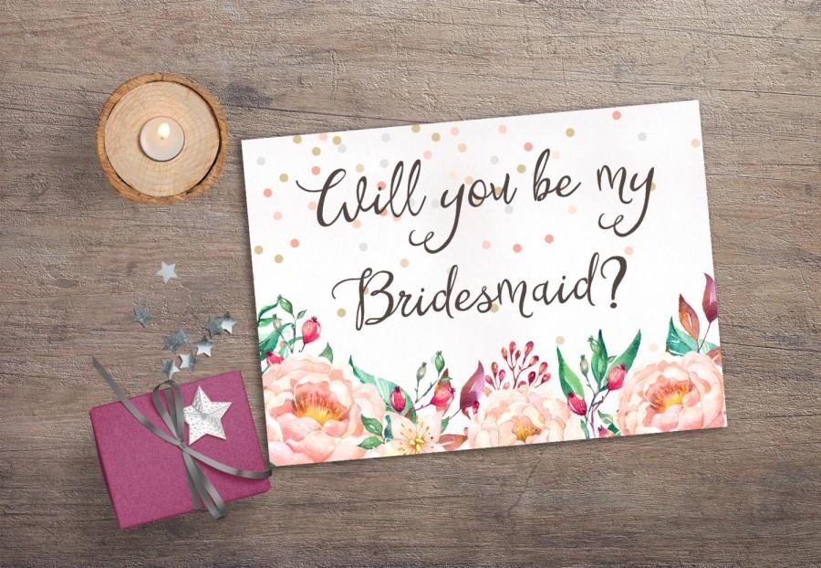Free Printable Bridesmaid Proposal Template Printable Templates
