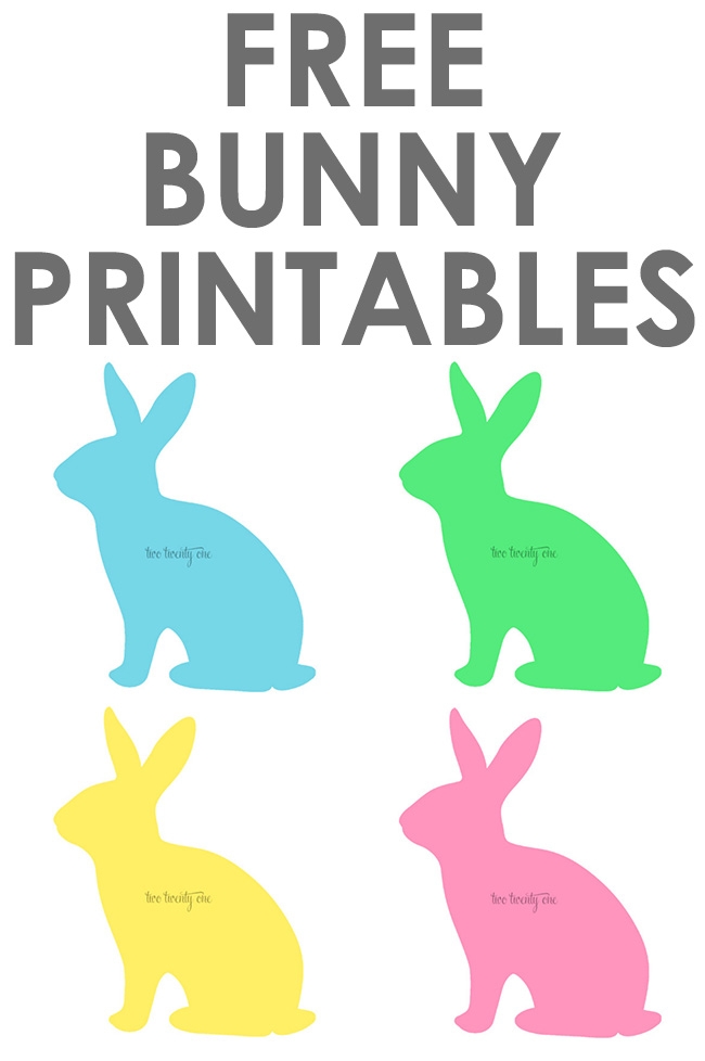 Free Printable Bunnies