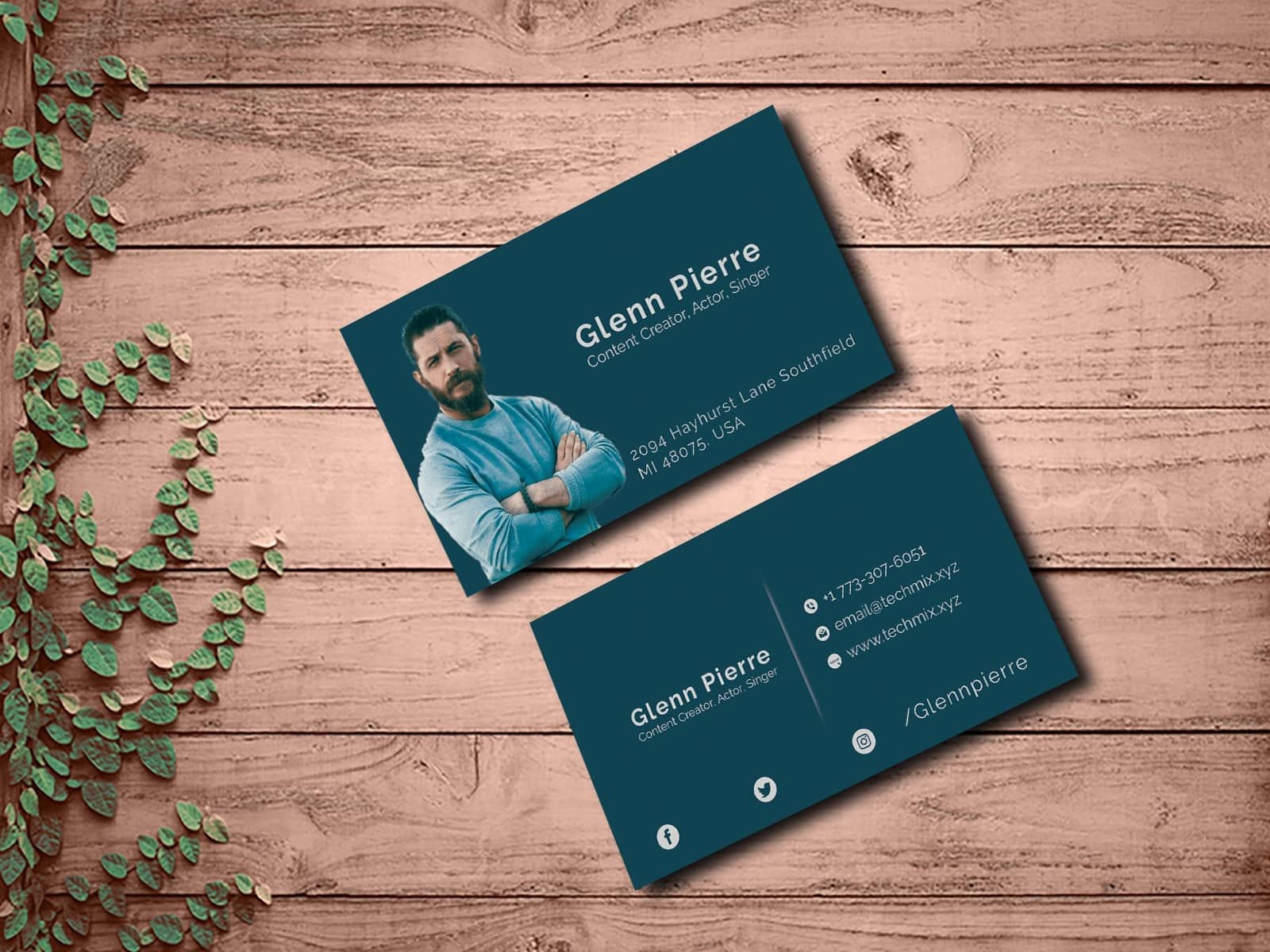 design business cards free printable