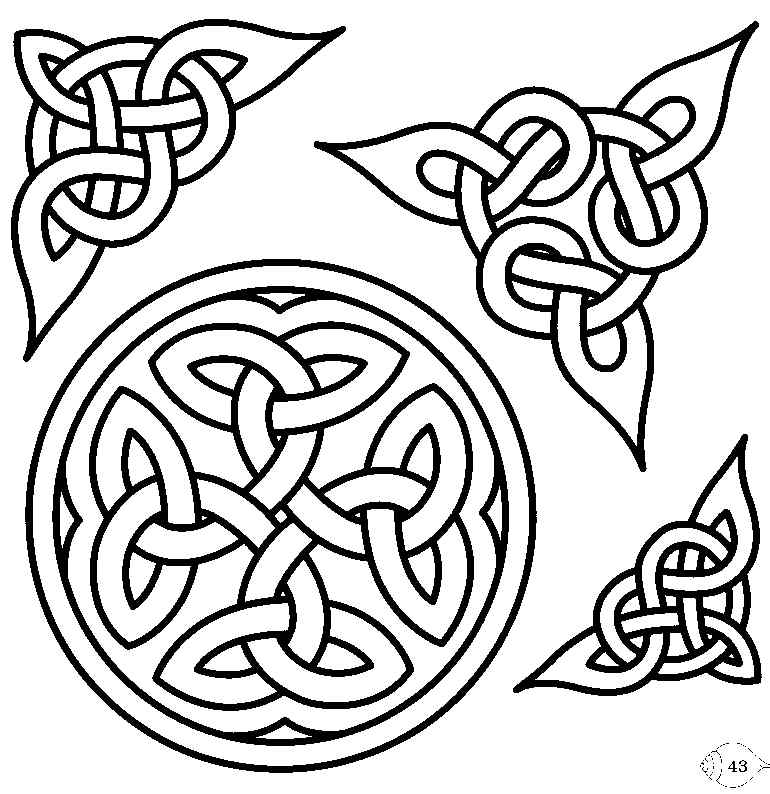 Free Printable Celtic Cross Coloring Pages ClipArt Best