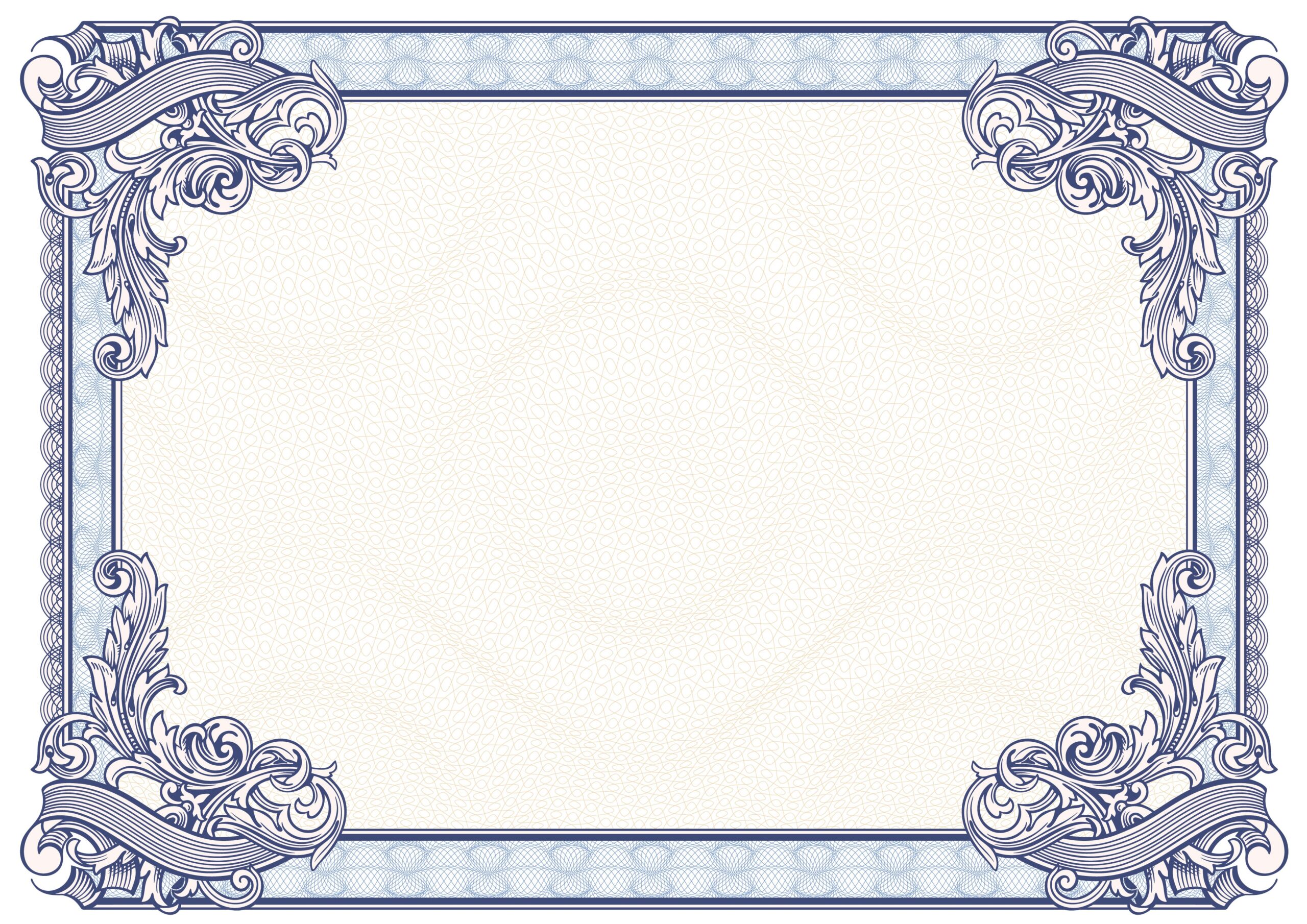 Free Printable Certificate Border Templates KAESG BLOG