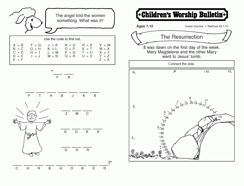 Free Printable Children 39 s Worship Bulletins Printable Templates