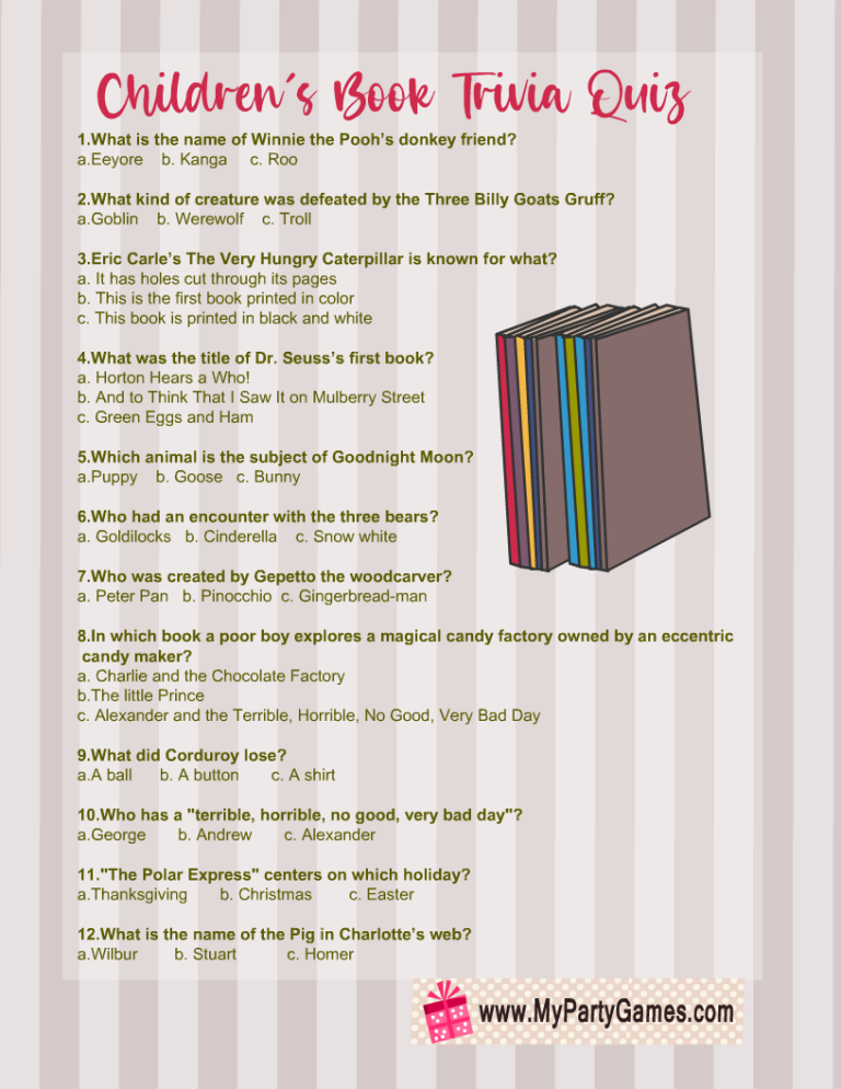 free printable children's activities