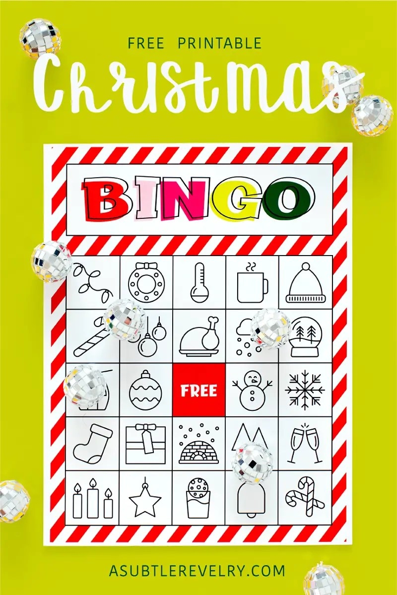 Free Printable Christmas Bingo Cards For Large Groups