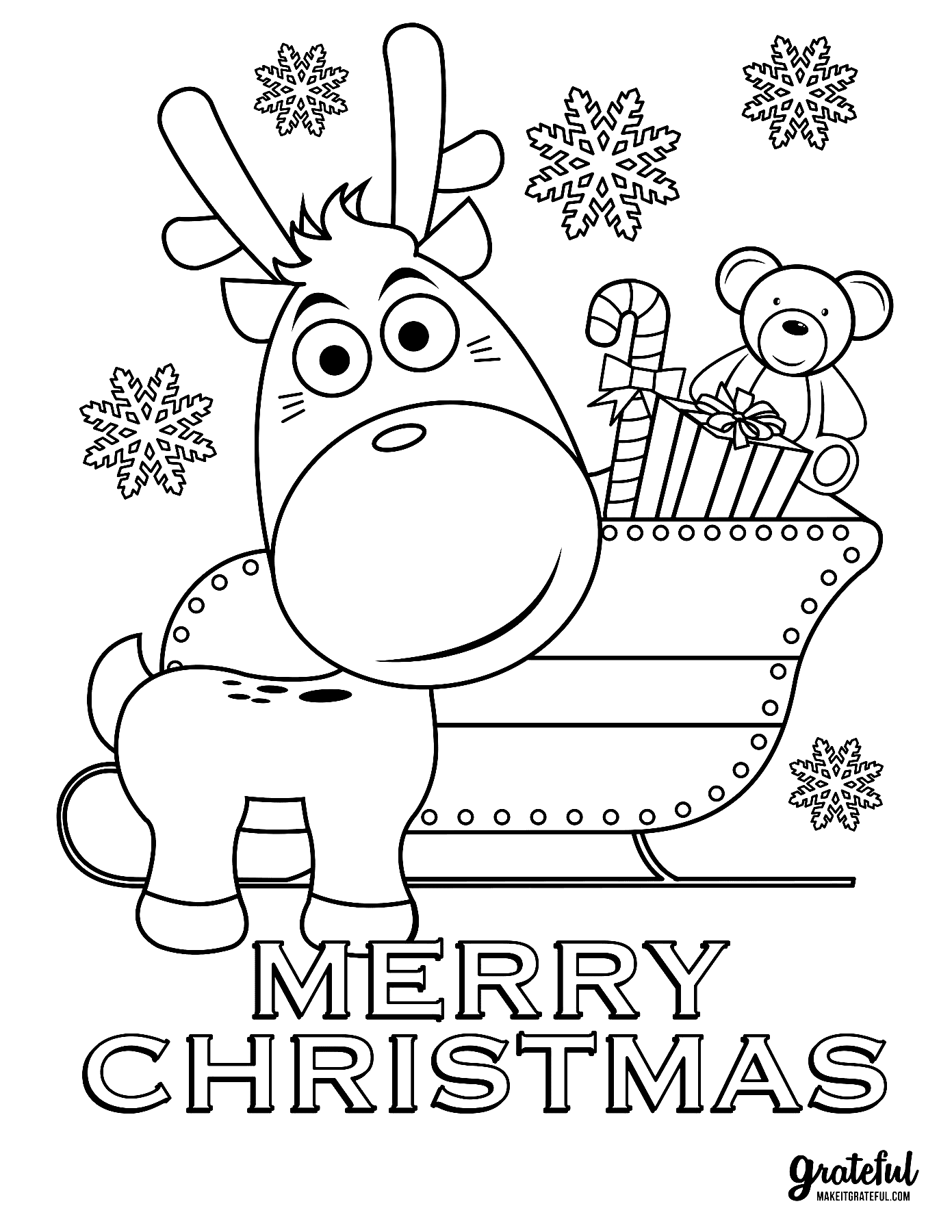 free printable christmas pictures to color