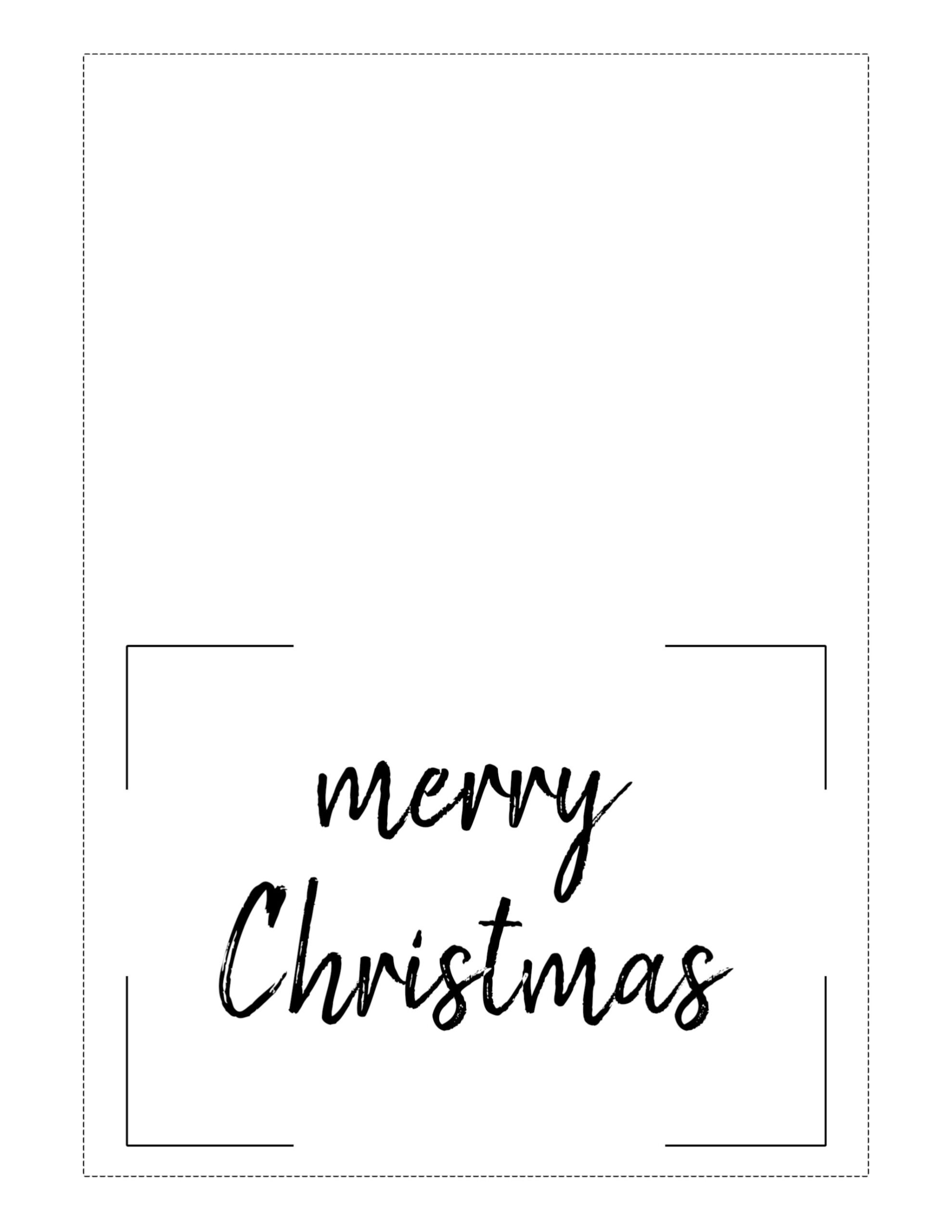 Free Printable Christmas Card Designs