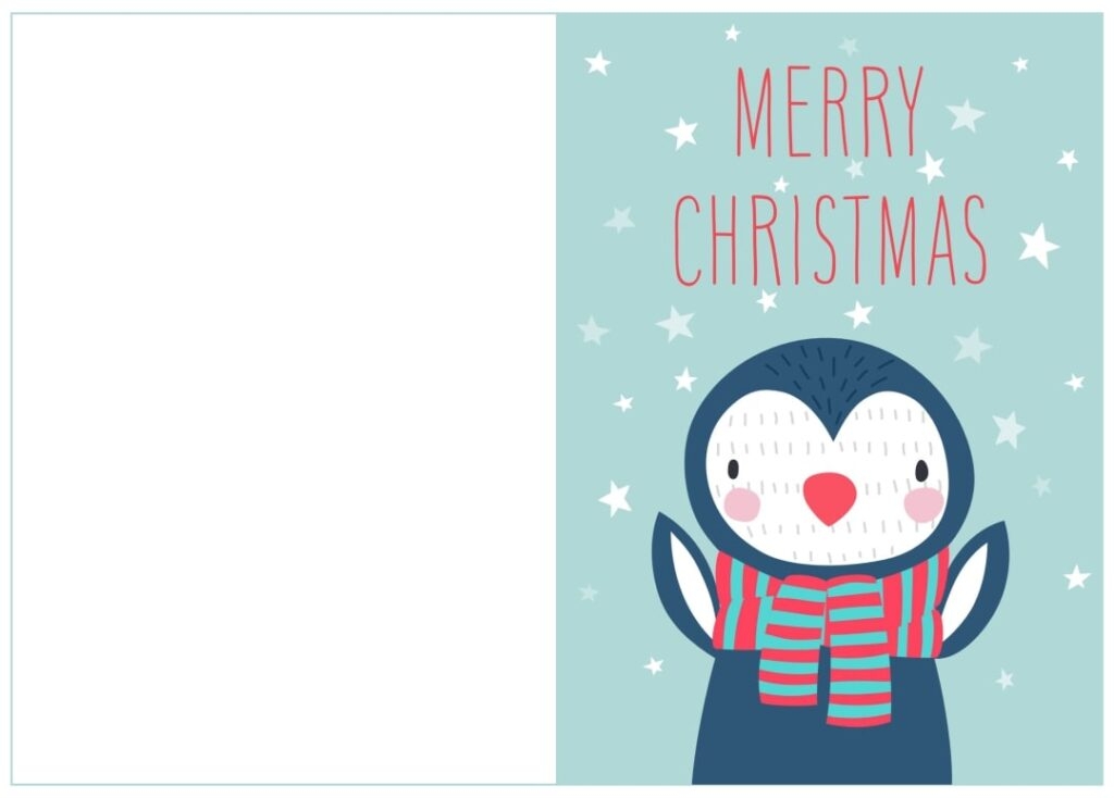 Free Printable Christmas Card Templates Printable JD