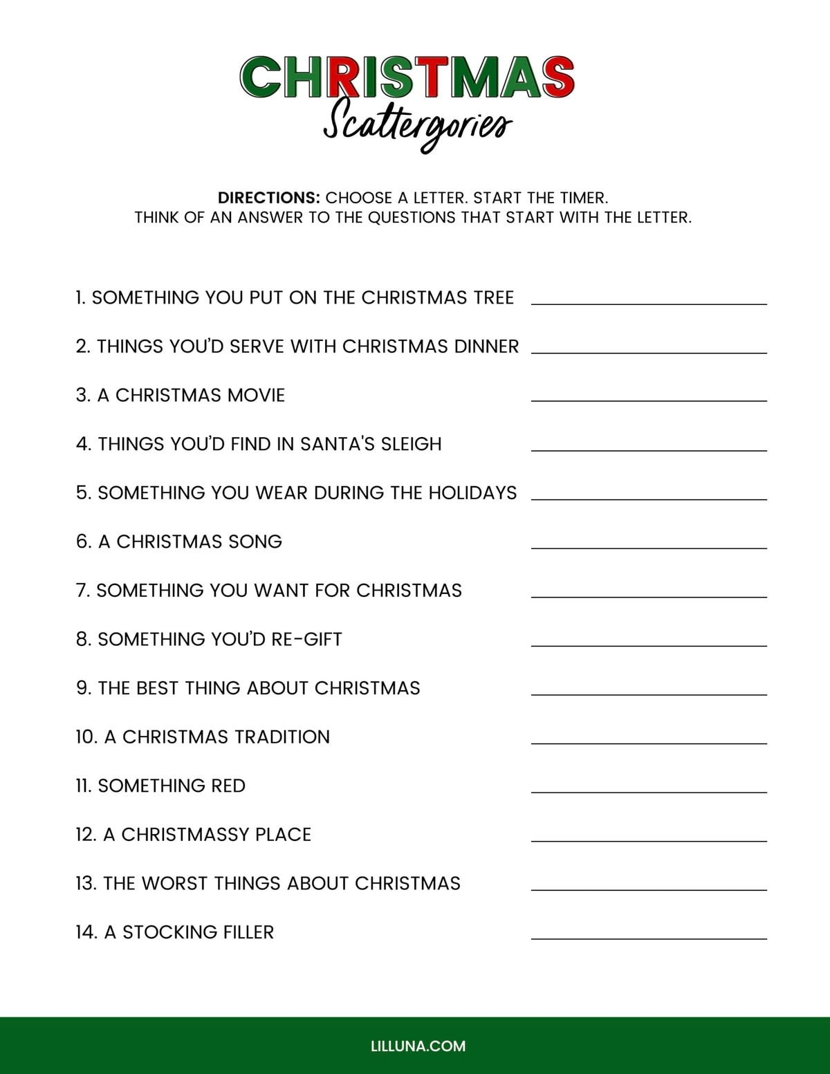 free printable holiday games pdf