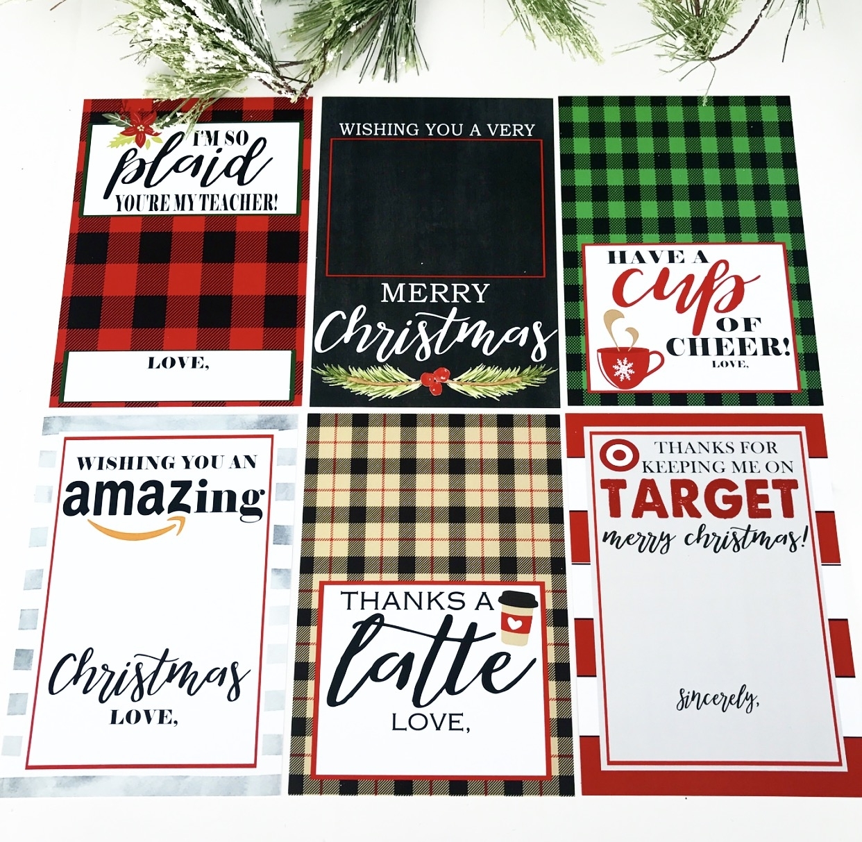 Free Printable Christmas Gift Card Holder Templates Free Printable