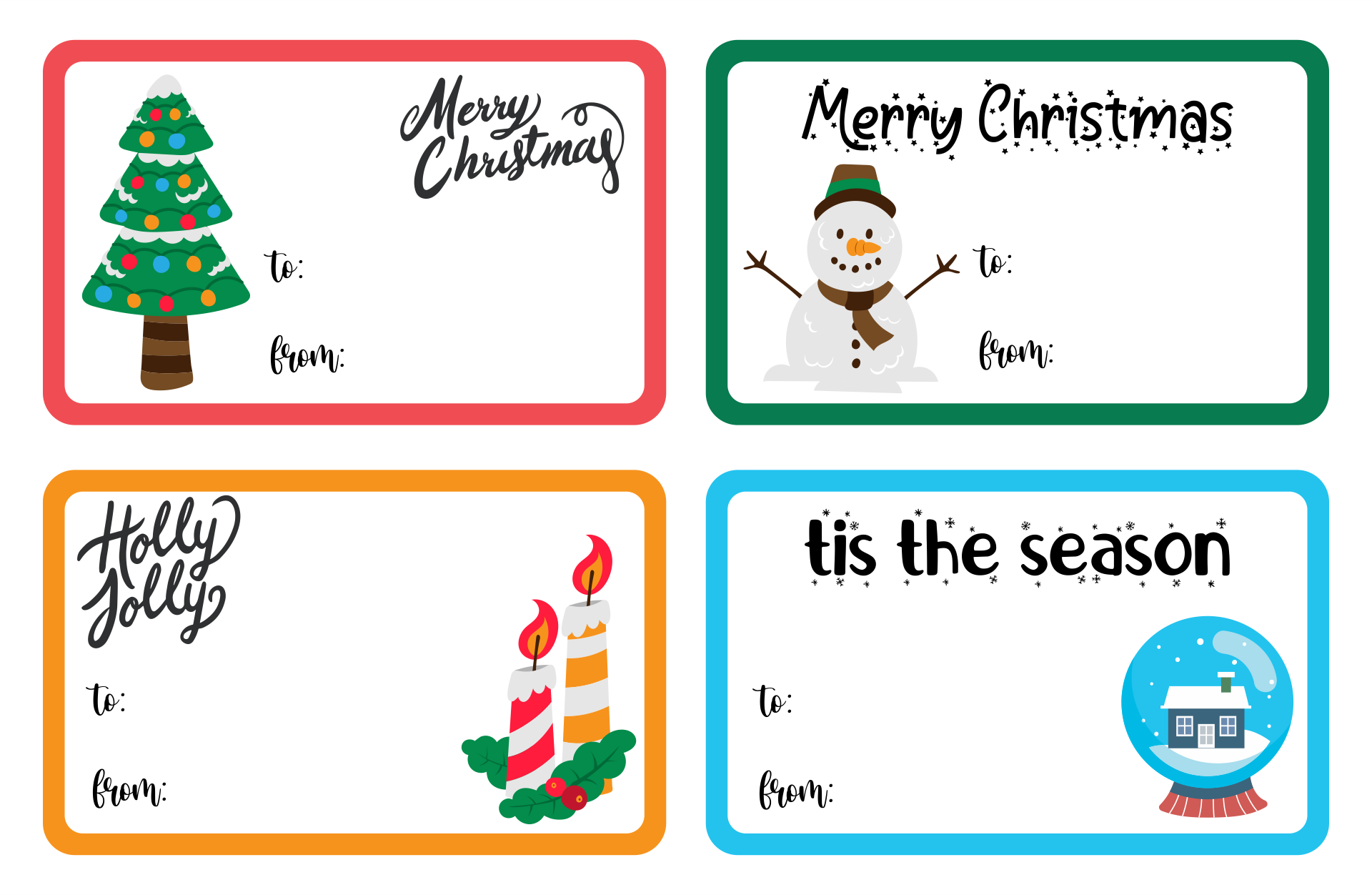 printable christmas card template free