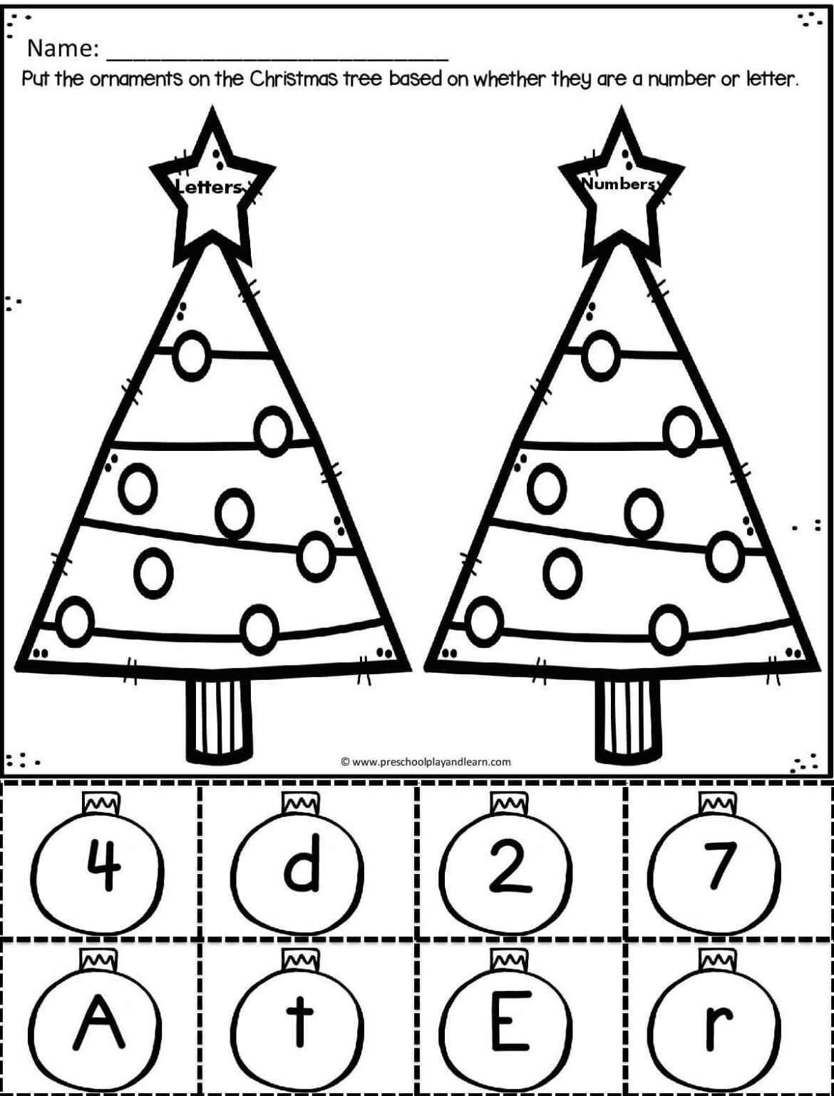 christmas activities printables for preschoolers