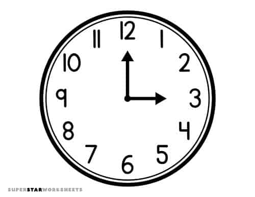 printable clock activities