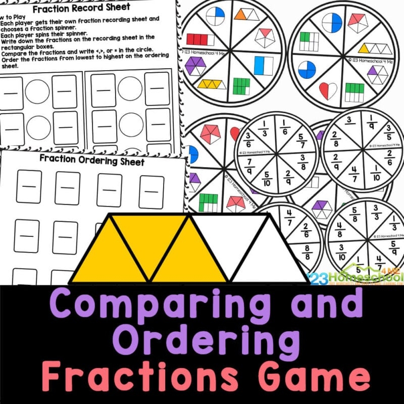 ordering length printable activity