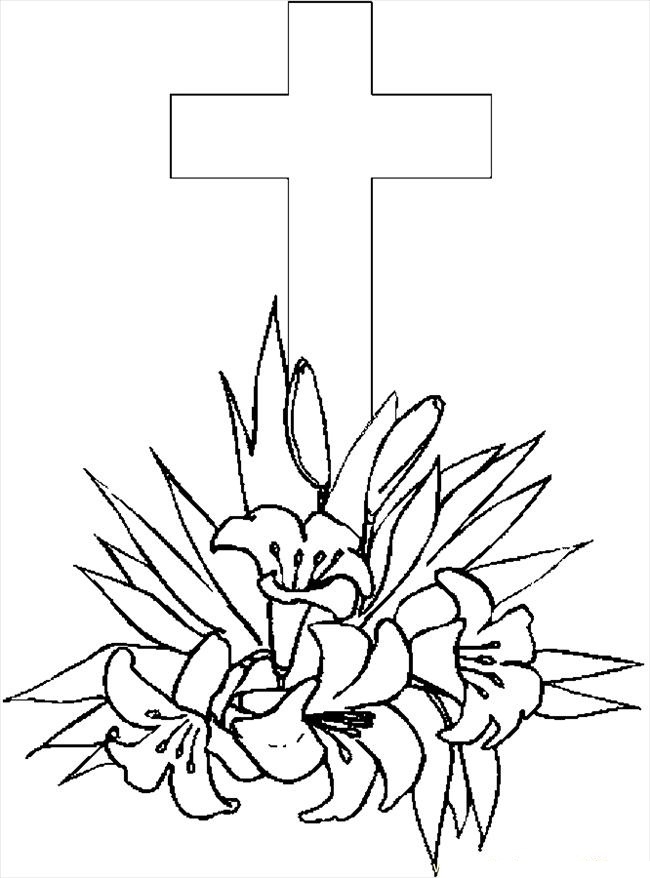 Free Printable Crosses Coloring Pages Coloring Pages