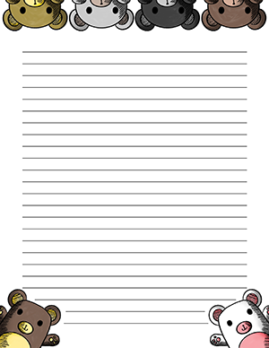 Free Printable Cute Stationery