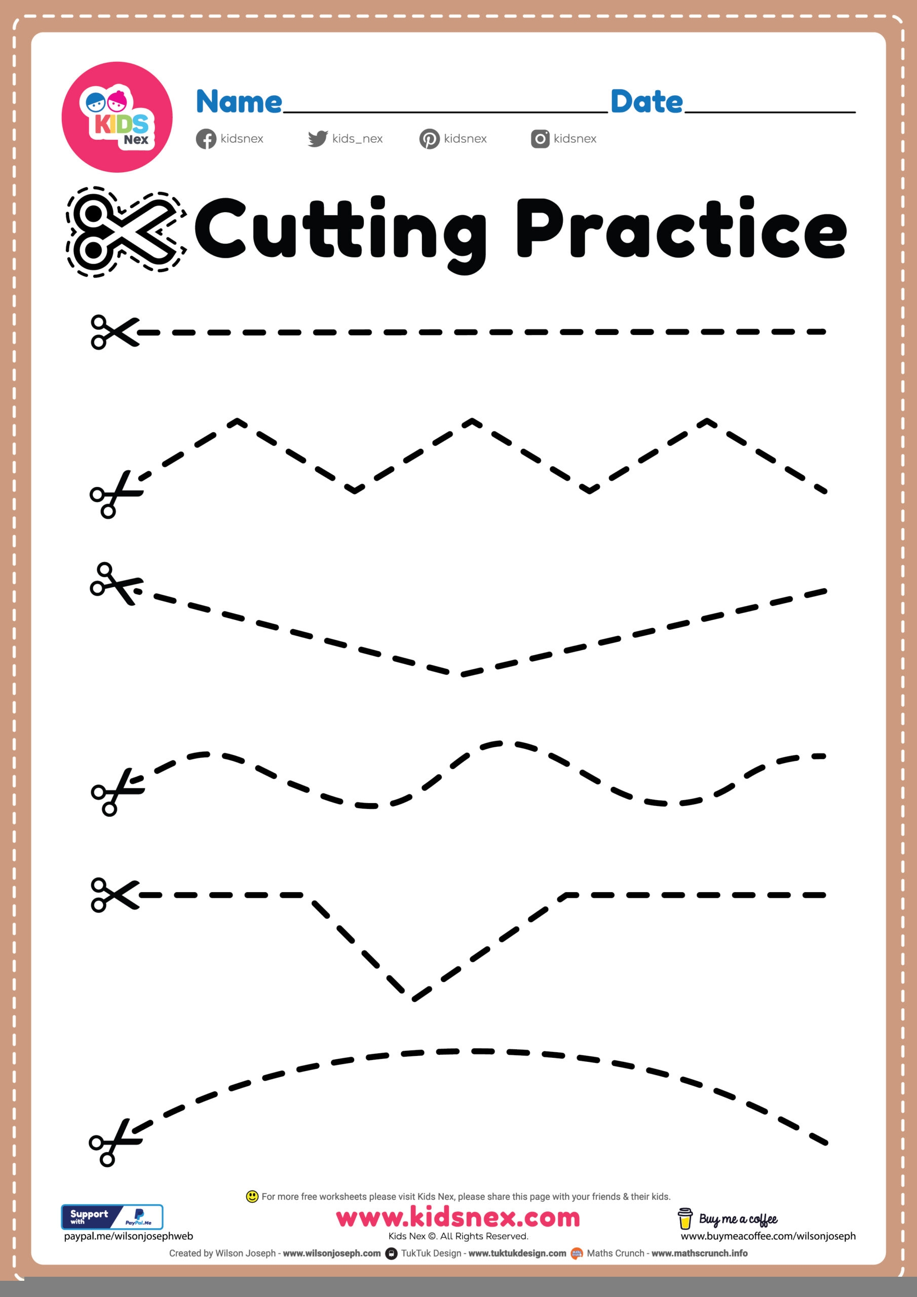 Free Printable Cutting Worksheets Printable Worksheets