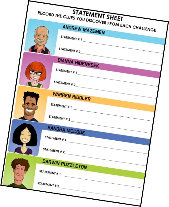 free printable group detective games for adults