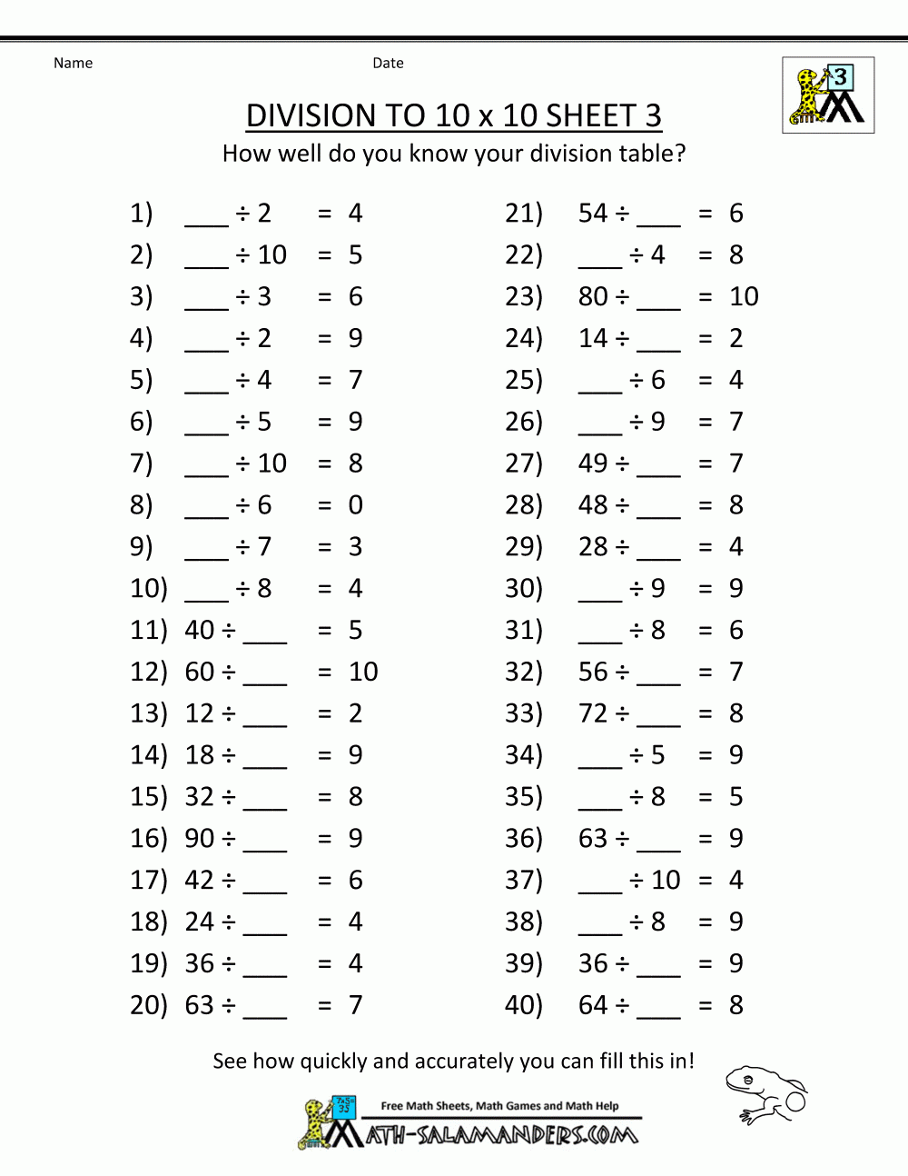 free printable division games for third grade