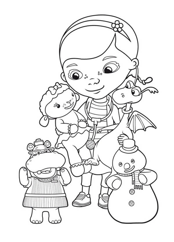 Free Printable Doc Mcstuffins Coloring Pages Printable Templates Free
