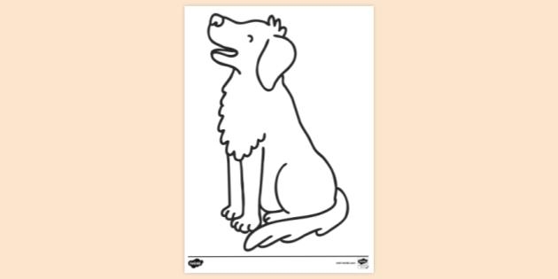 Free Printable Dog Colouring Page Colouring Sheets