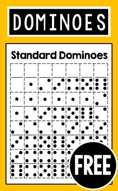FREE Printable Dominoes
