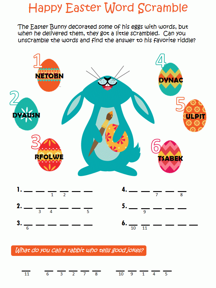 Free Printable Easter Puzzles