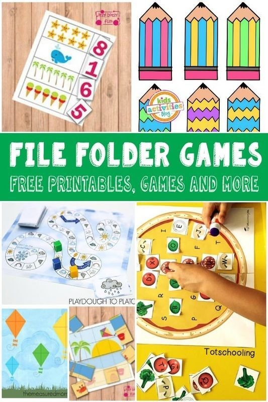 Free Printable Educational File Folders Games Free Templates Printable