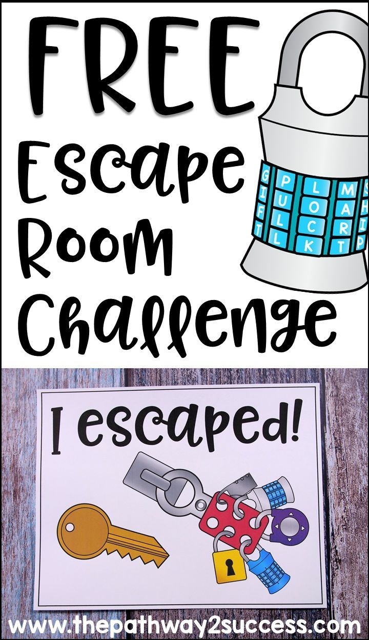 free printable escape room game teams of 10
