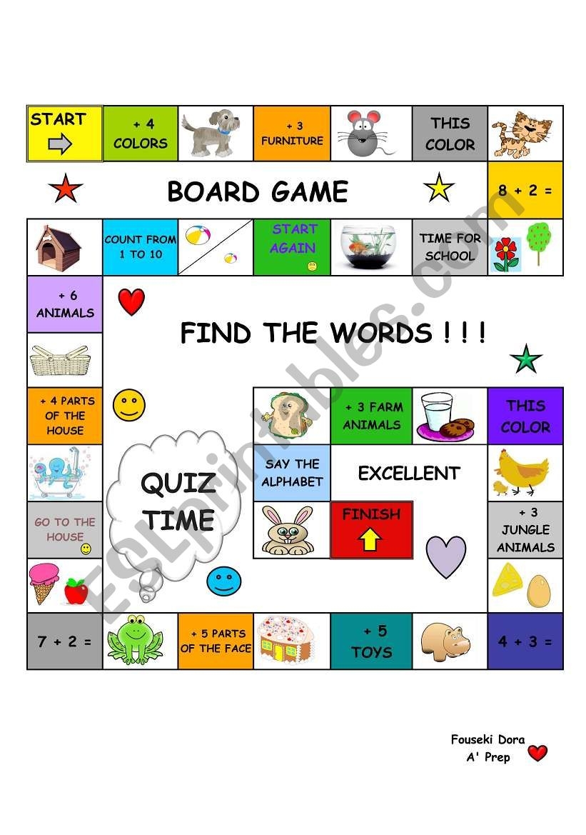 Free Printable Esl Games