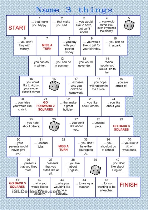 Free Printable Esl Games
