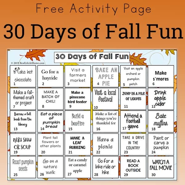 Free Printable Fall Activities For Kids And Families 30 Fall Activities 