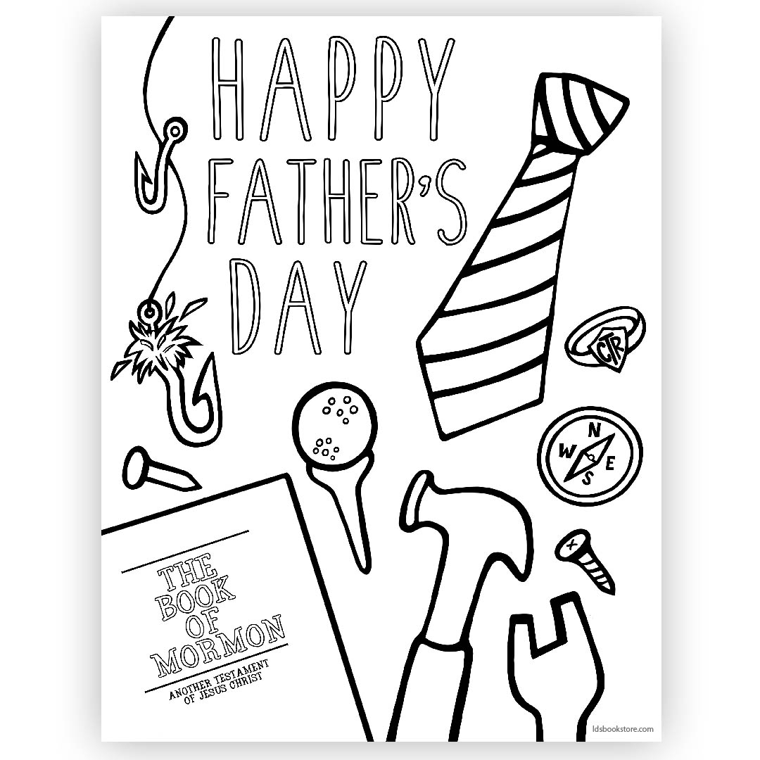 printable fathers day pictures to color