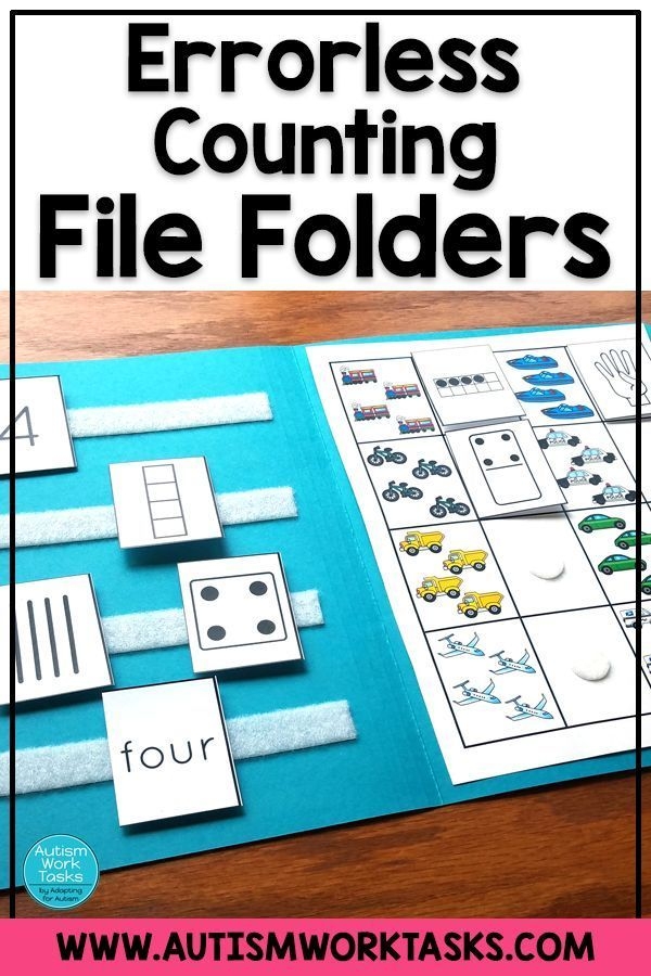free printable file folder activities for special education