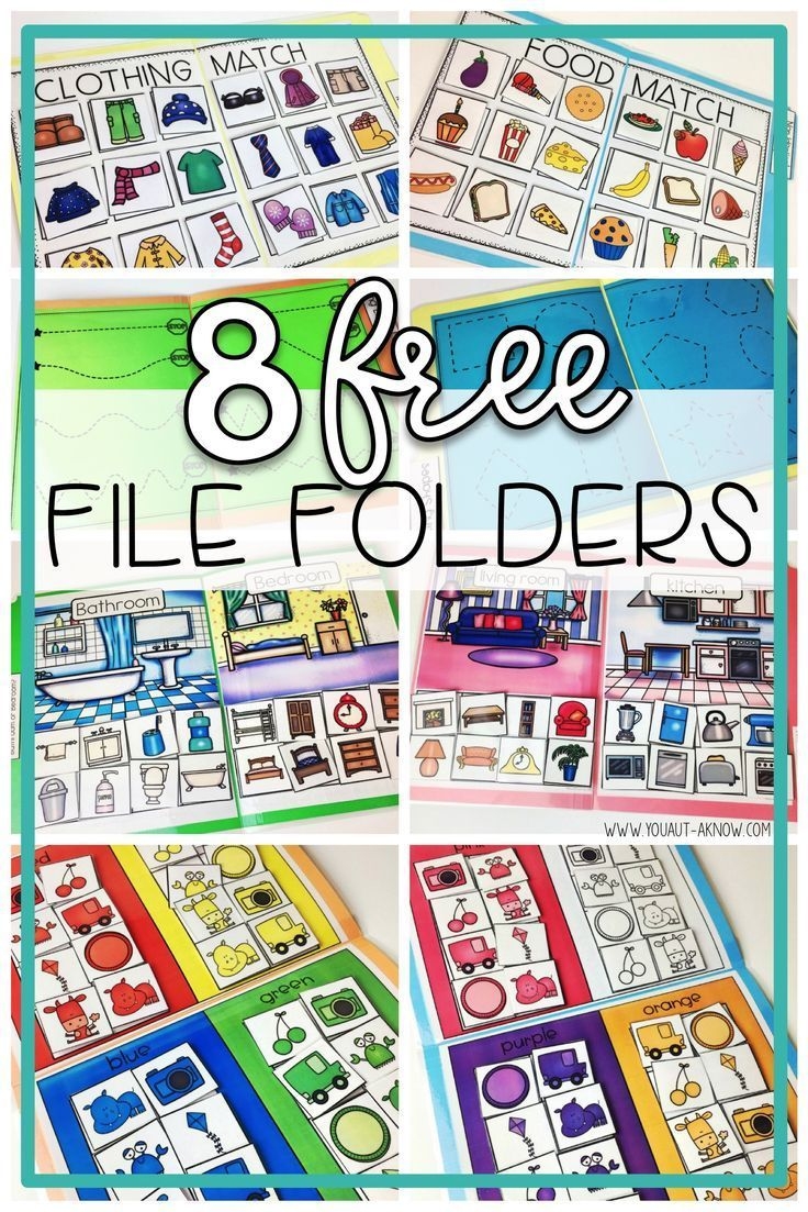Free Printable File Folder Activities For Special Education Printable 