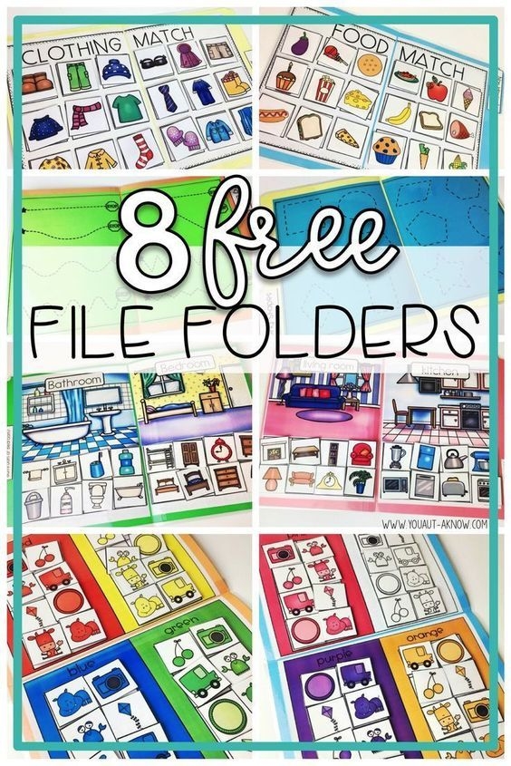 Free Printable File Folder Activities For Special Education Printable 