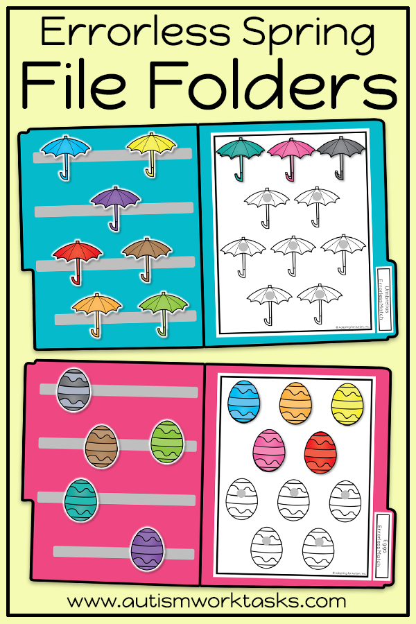 Free Printable File Folder Activities For Special Education Printable 