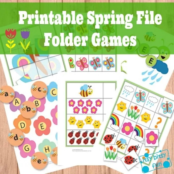 Free Printable File Folder Activities