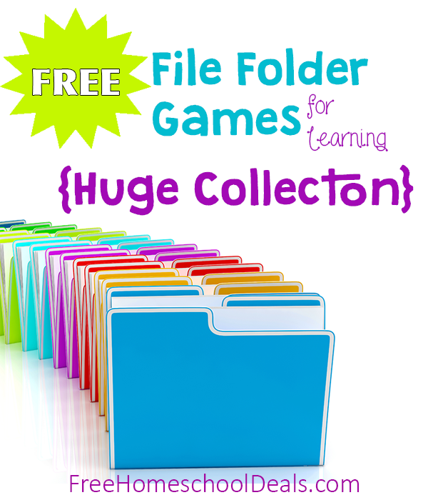 Free Printable File Folder Games For Elementary Templates Printable