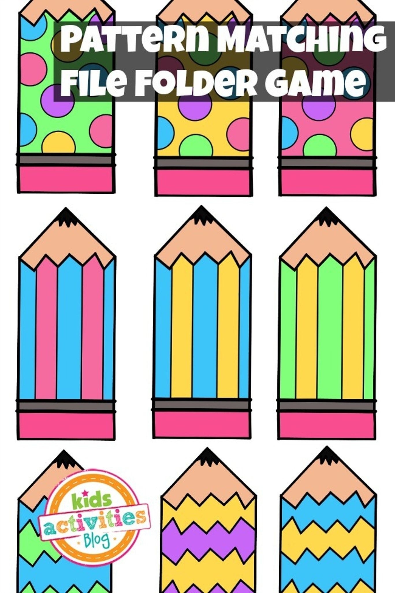 free printable file folder games for pre k