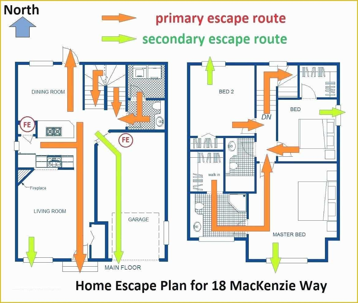 Free Printable Fire Escape Plan Template Of New Free Printable Fire