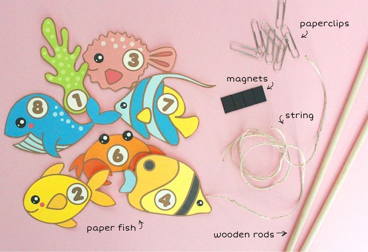 Free Printable Fishing Game Fishing Game Paper Fish Free Printables